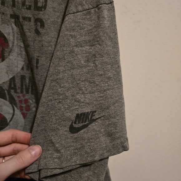 Nike Team USA Soccer Graphic T-Shirt Mens Large Gray USMNT Snake Logo Tee - Picture 6 of 7